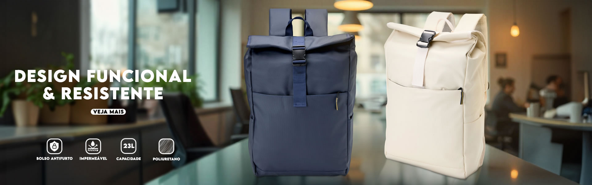 Mochila PU Impermevel